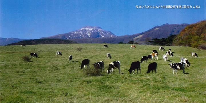 とちぎのふるさと田園風景百選（那須町大島）